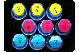 様々な長さ・太さのインプラント
